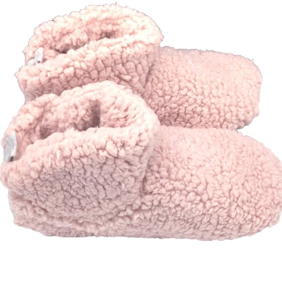 NWT Dearfoam Pink Bootie Slippers S, M - Picture 2 of 3
